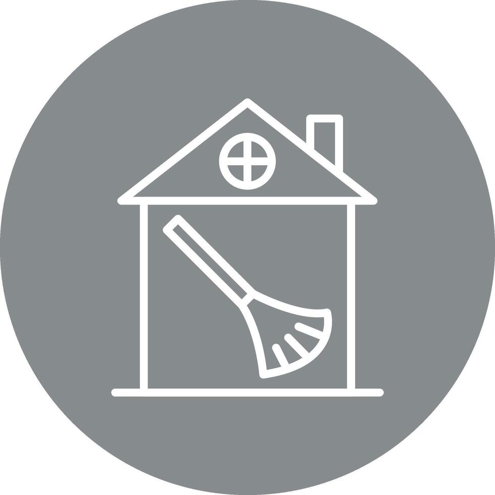 House Cleaning Flat UI Graphic Form vector
