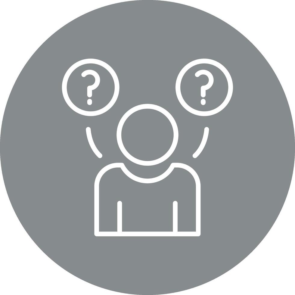 duda creativo ui bosquejo elemento vector