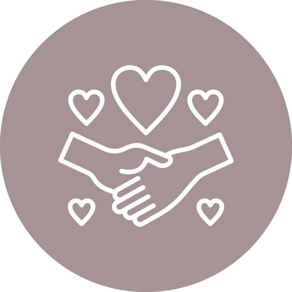 Holding Hands Illustrated Design Concept Graphic vector