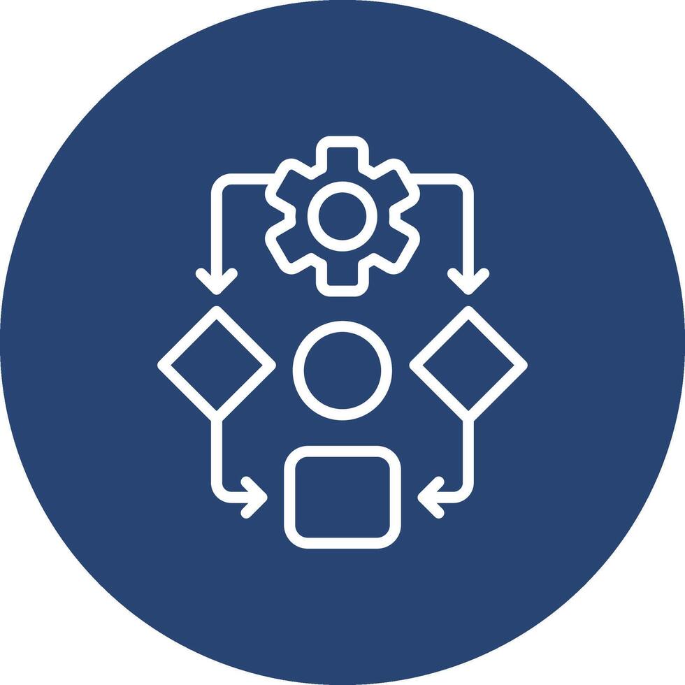 Predictive modeling Creative Graphic Grid Symbol vector