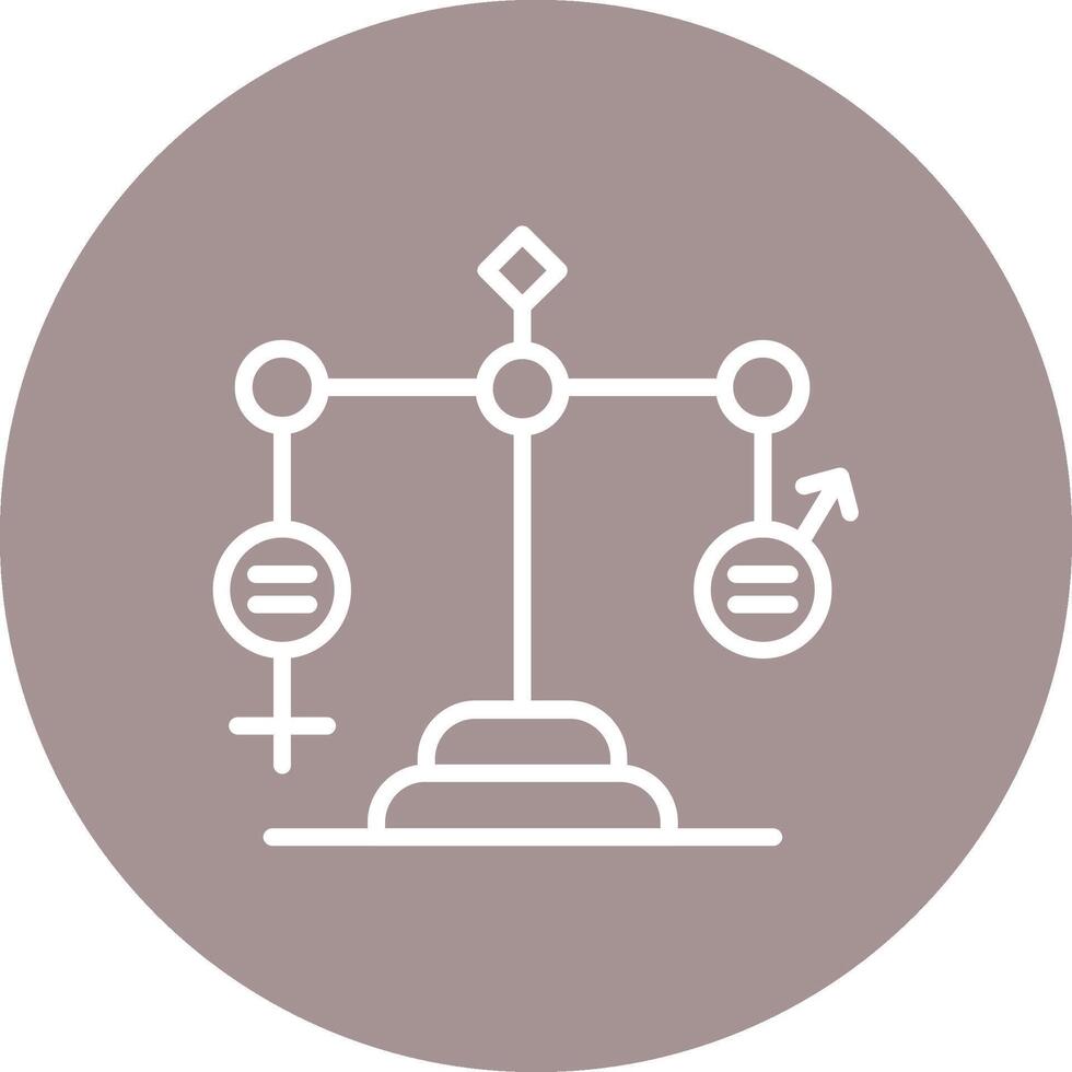 Gender Equality Creative Graphic Grid Symbol vector