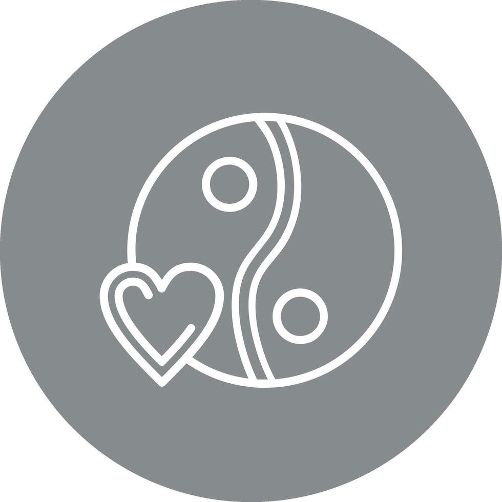 Yin yang Smooth Mobile App Visual vector