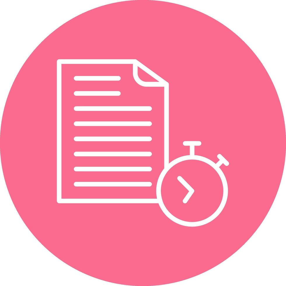 Timer Gradient Based Color Form vector