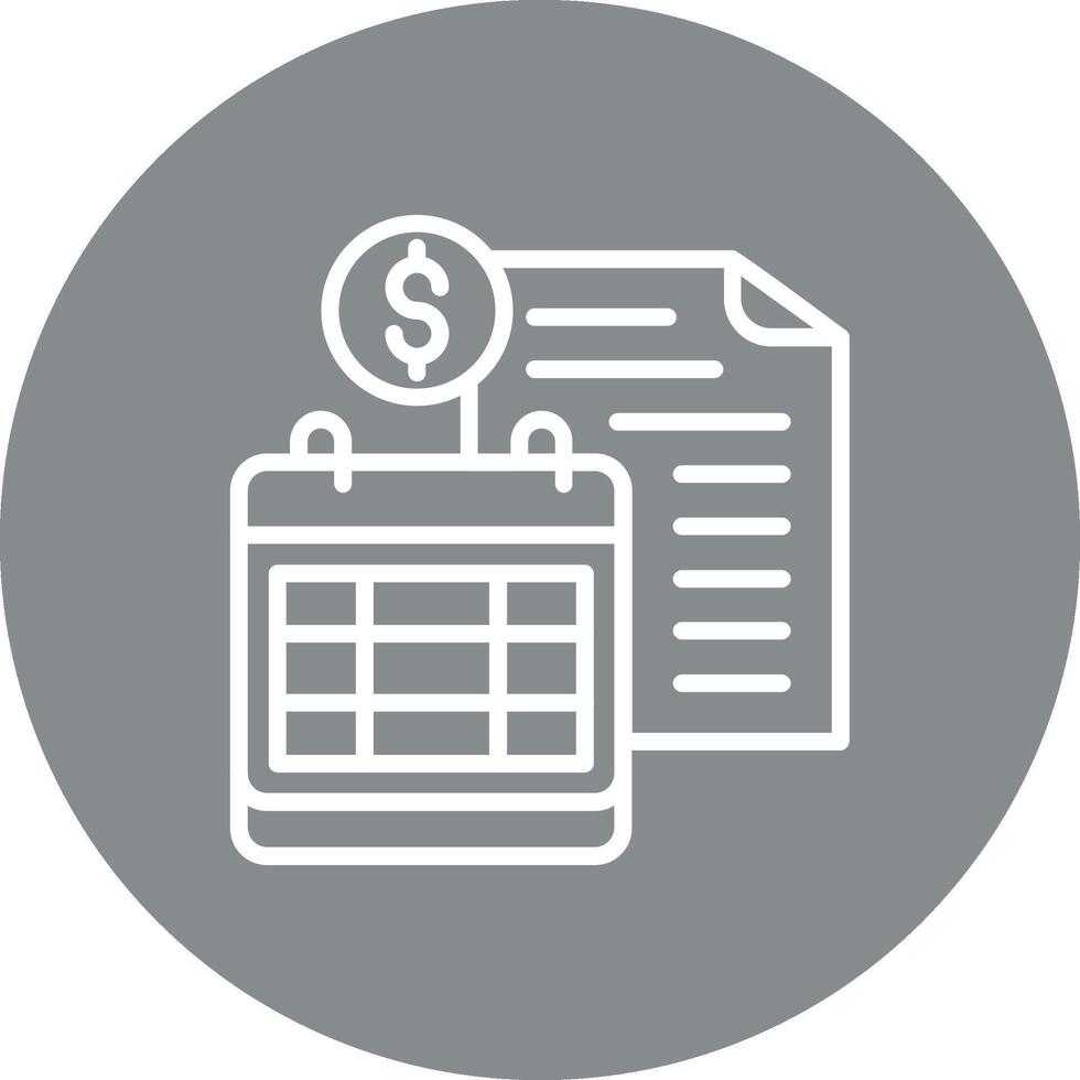 Invoice Hand Drawn Sketch Symbol vector