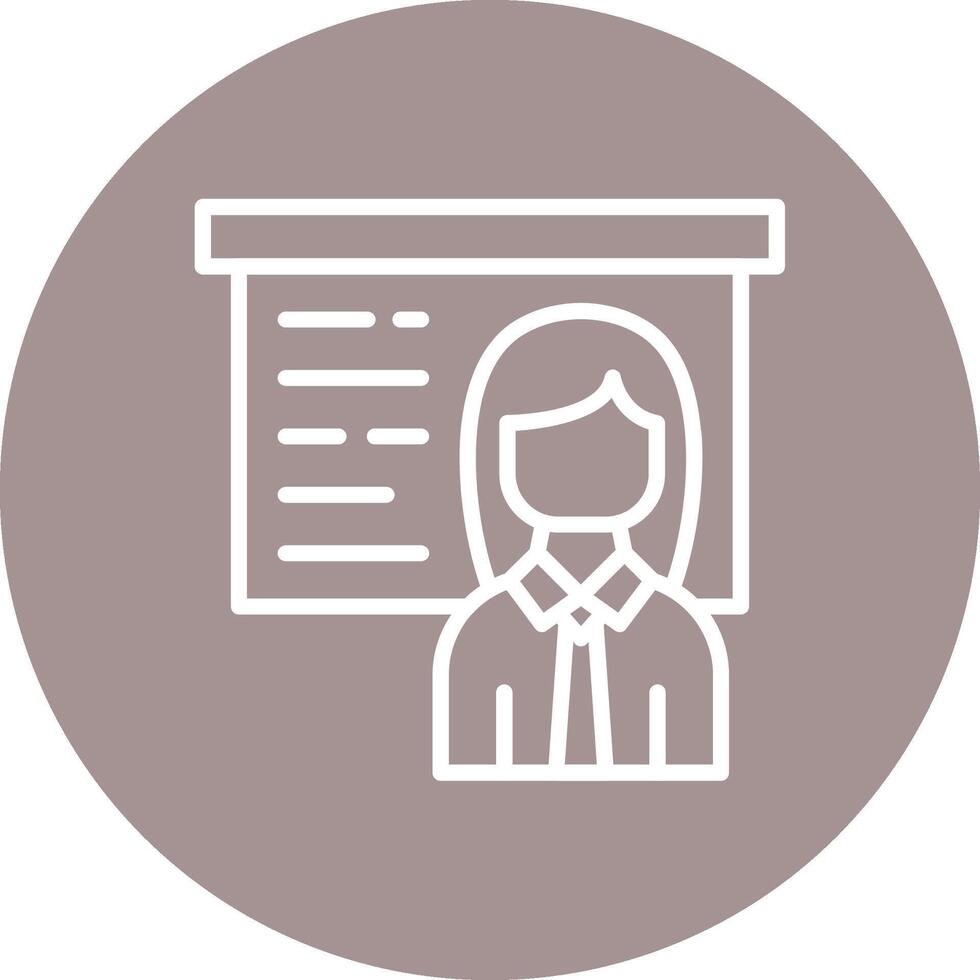 Lecture Minimal Interface Design Badge vector