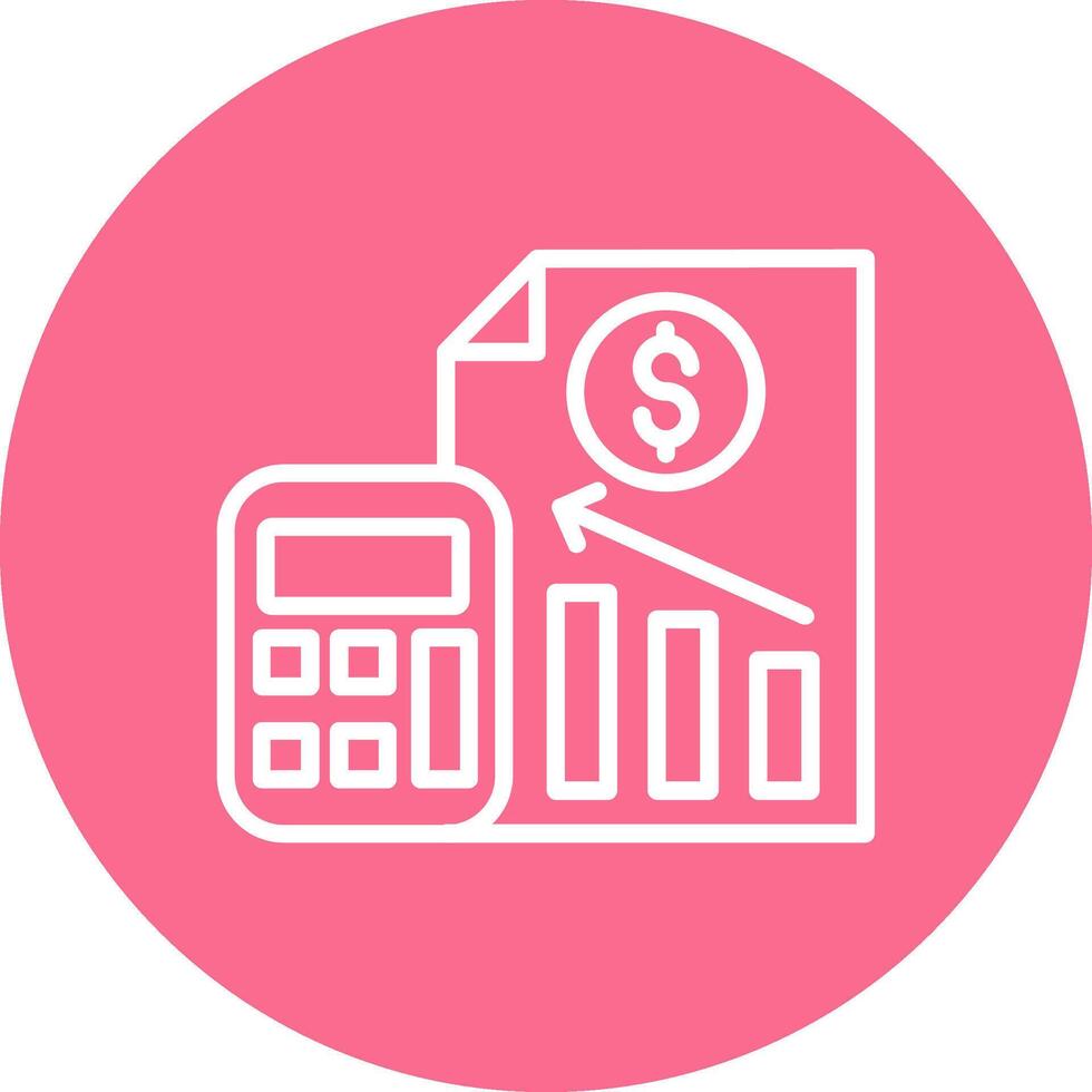 Accounting Stylish UX Design Piece vector