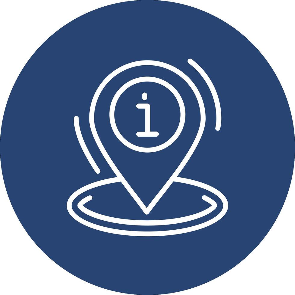 Info Center Location Modern Digital Tech Element vector