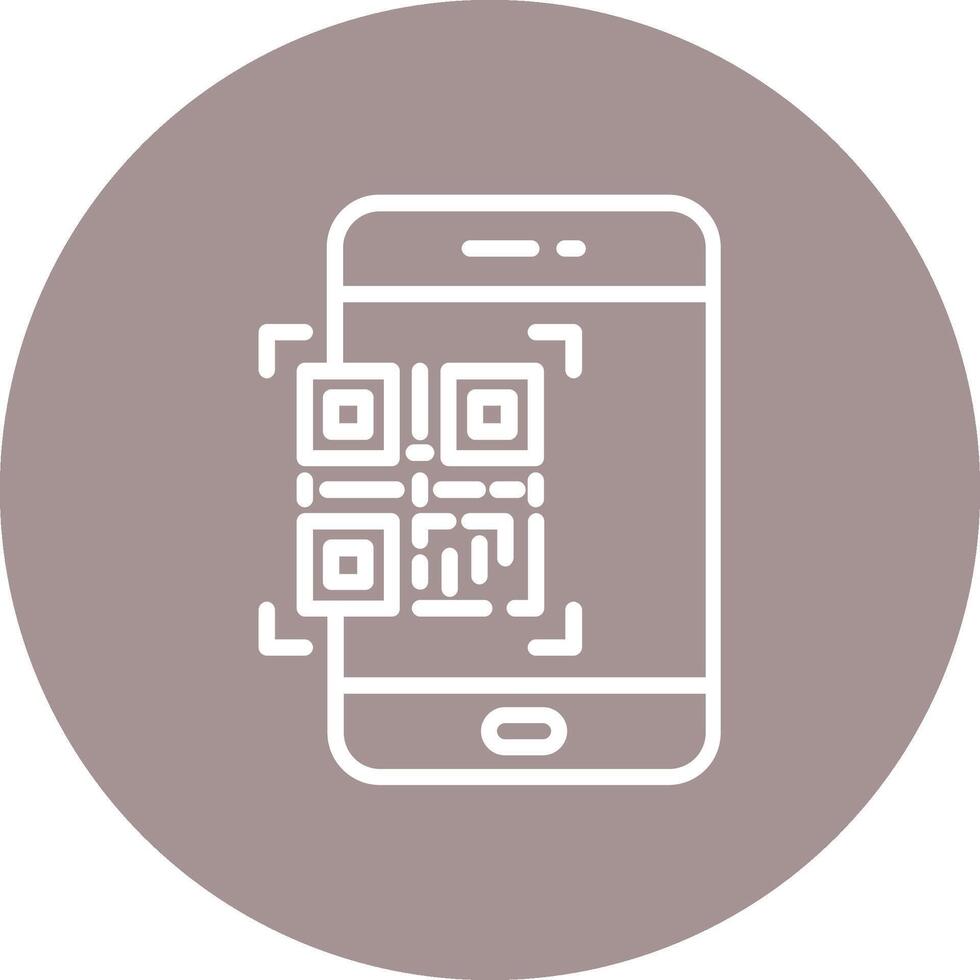Qr Code Scan Clean Sleek Digital Design vector