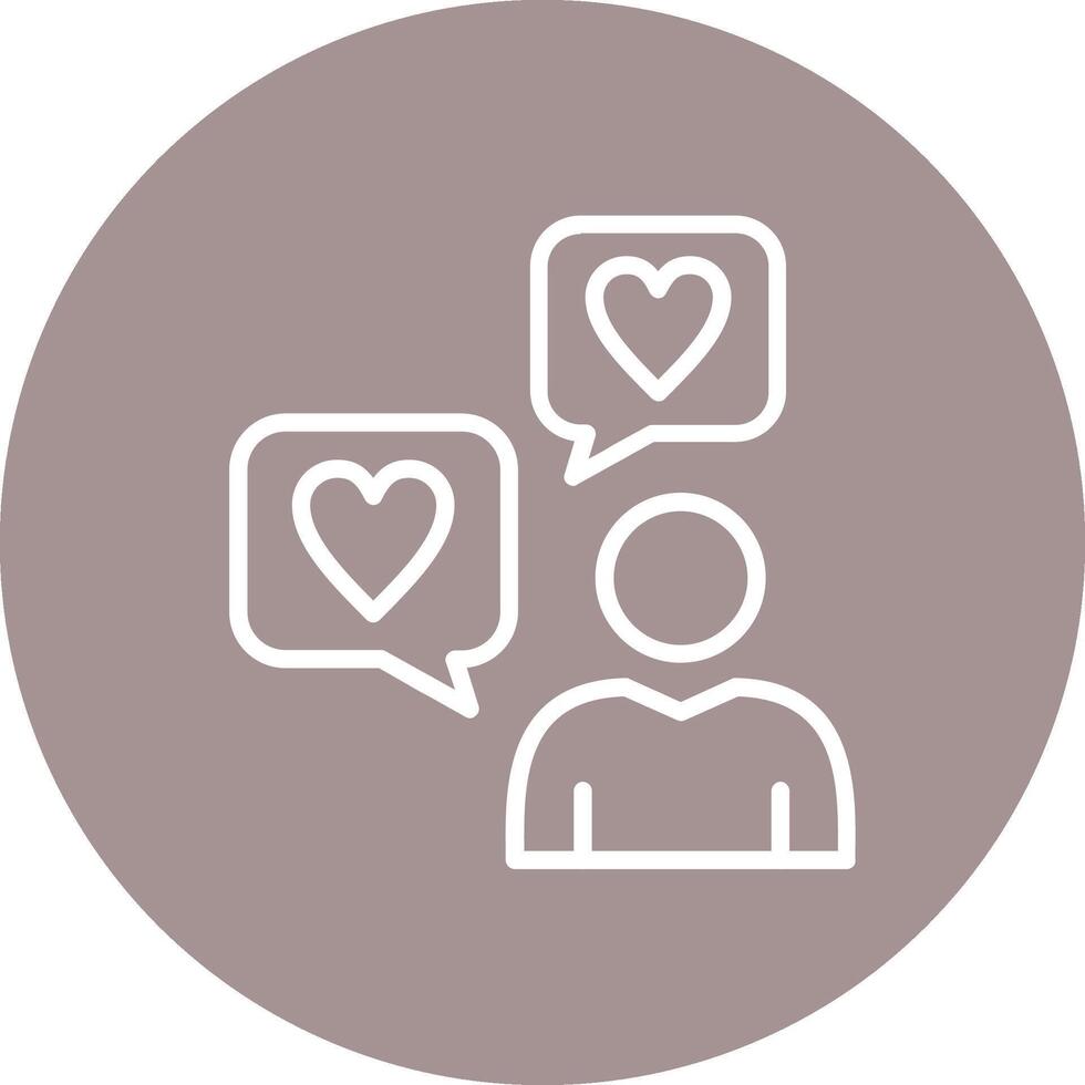 amor código establecido ui símbolo vector