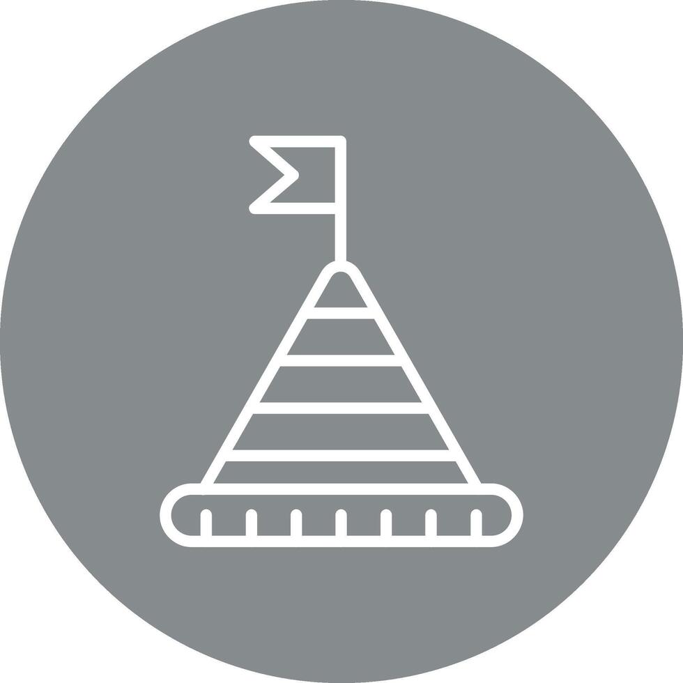 Traffic Cone Minimal User Interface Element vector