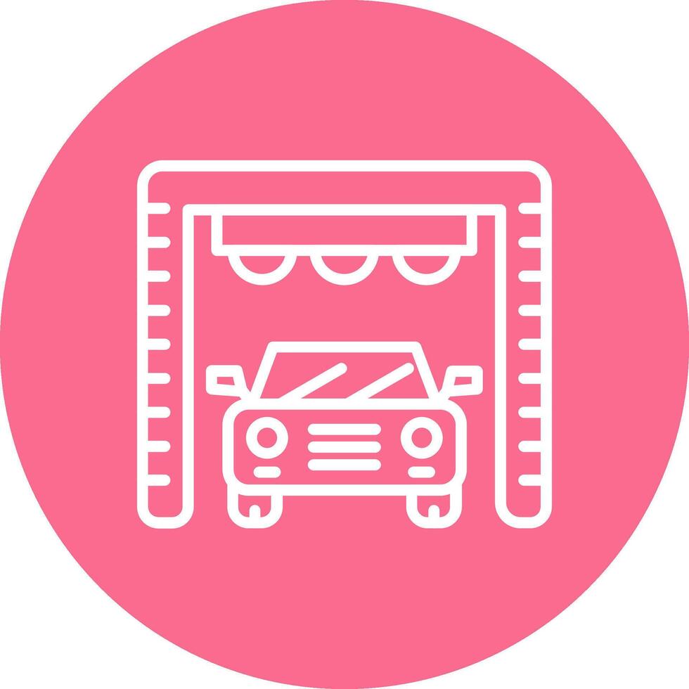 Car Wash Isometric Web Graphic Illustration vector