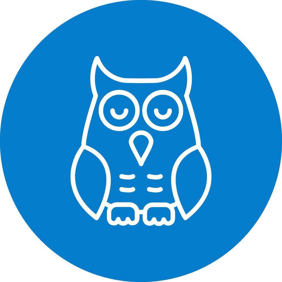 Owl Web Style UI Graphic vector