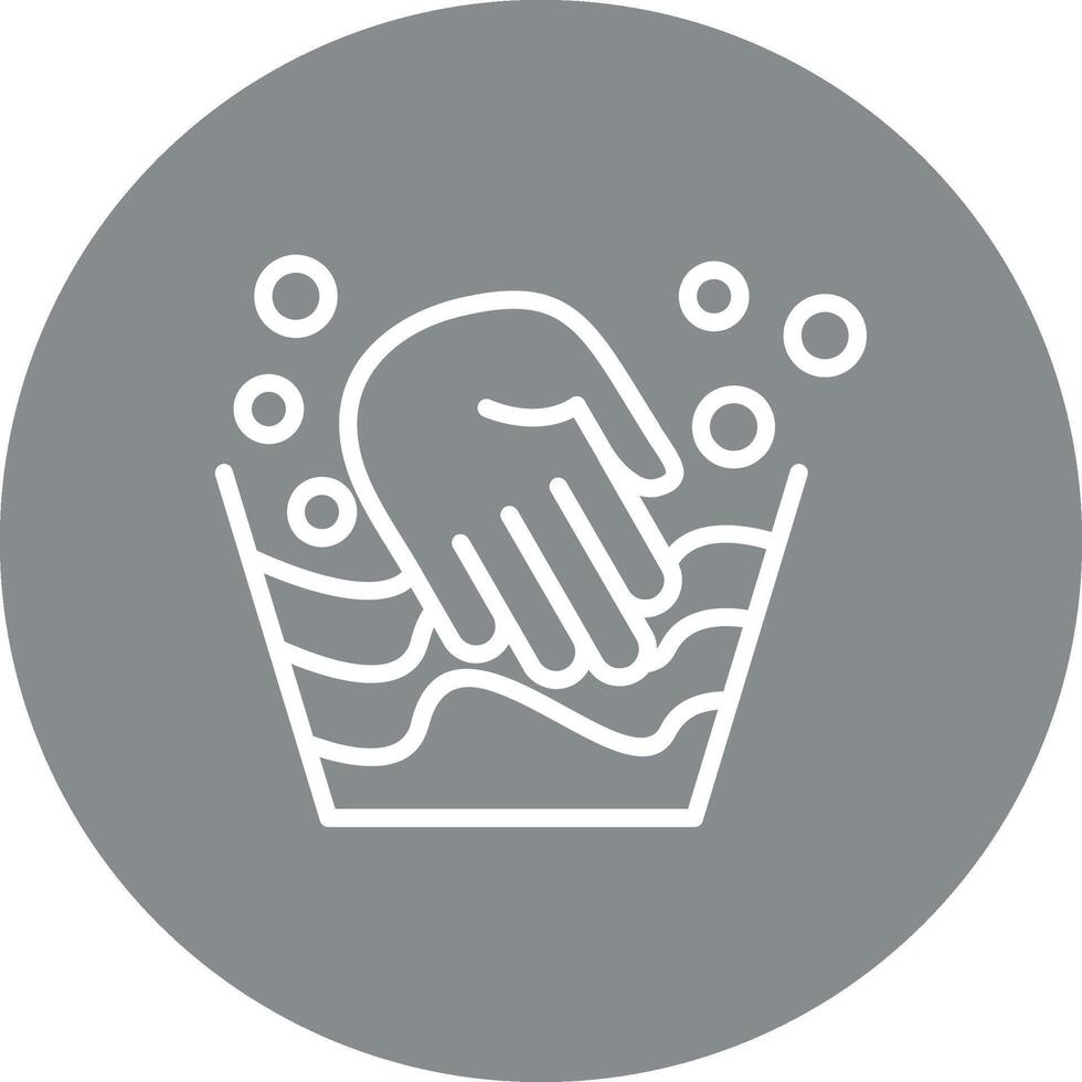 Hand Wash Flat UI Graphic Form vector