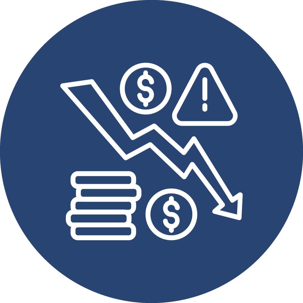 Financial Crisis Muted Color UI Design vector