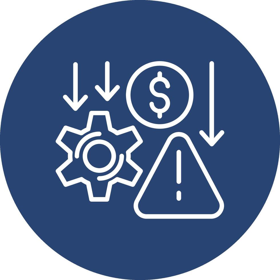 Crisis Management High Contrast Style Badge vector