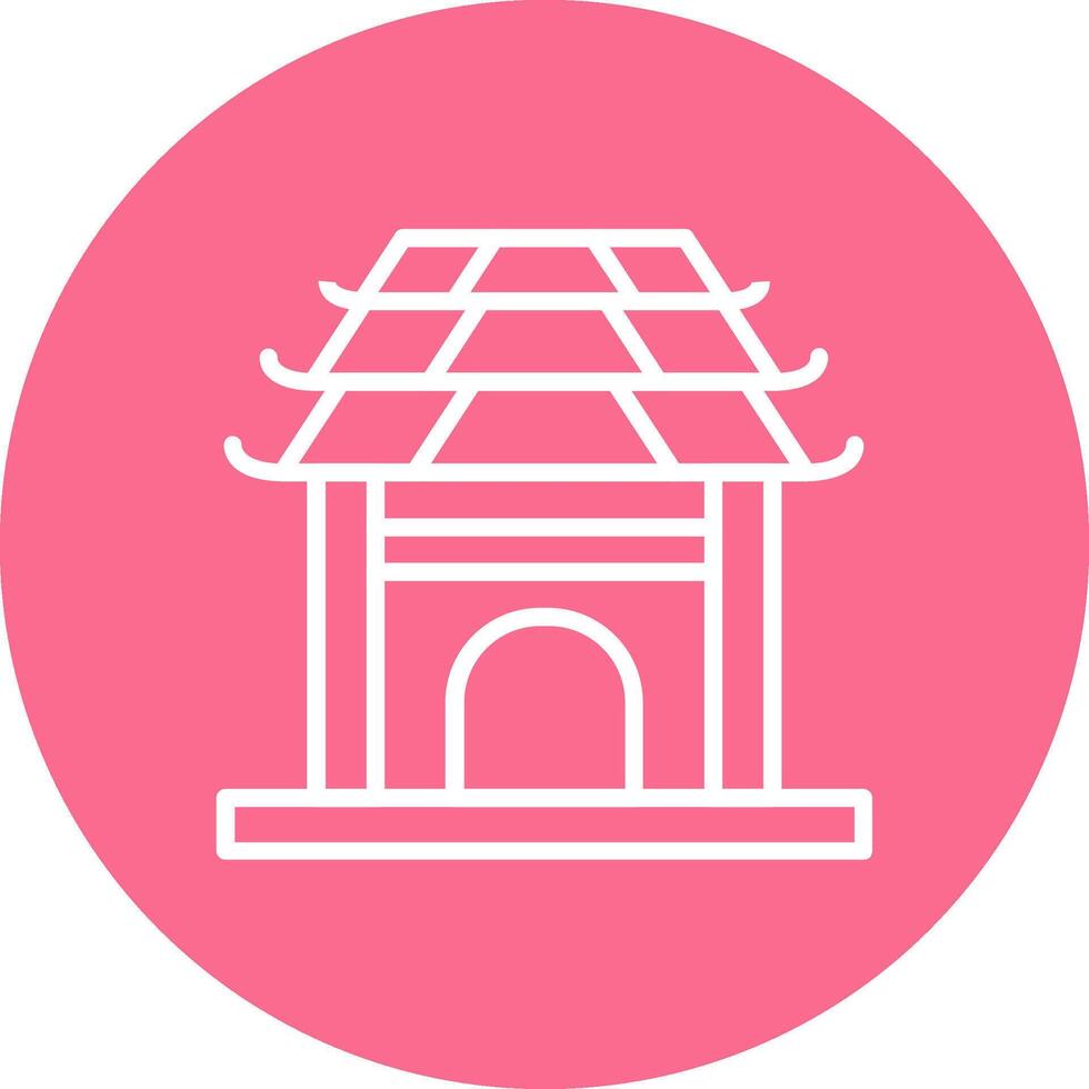 Pavilion Abstract User Interface Visual vector