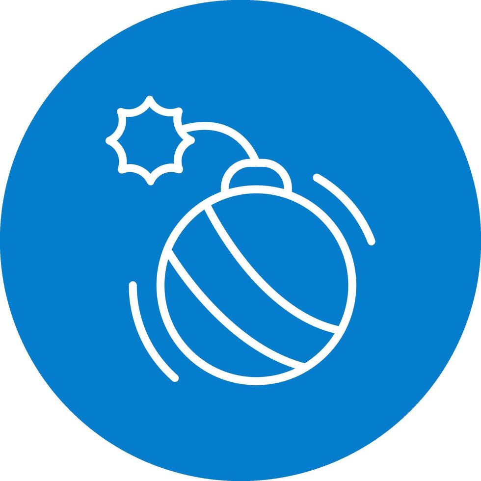 Bomb Gradient Style UI Element vector