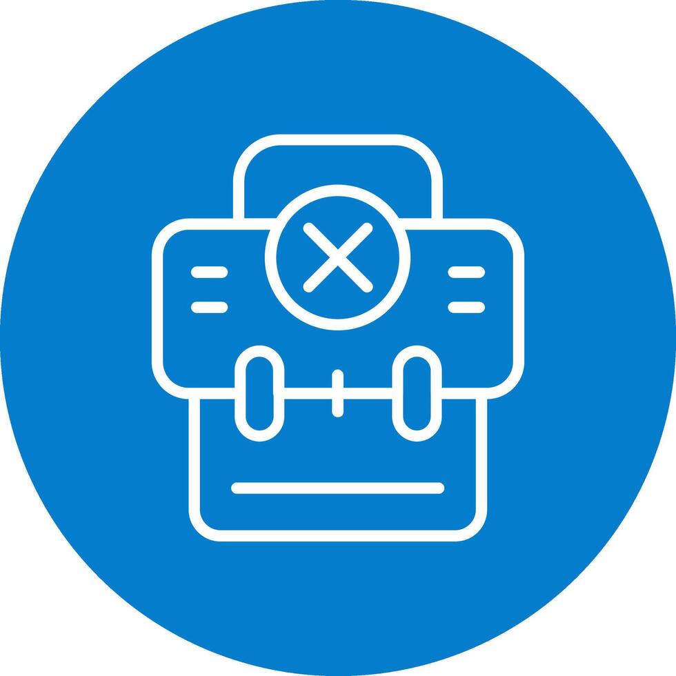 Unemployment Minimal UI Art Object vector
