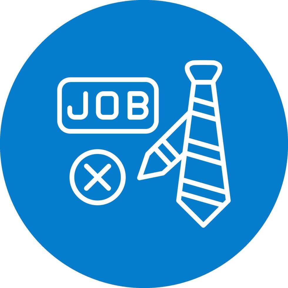 Job Solid Color Fill Symbol vector