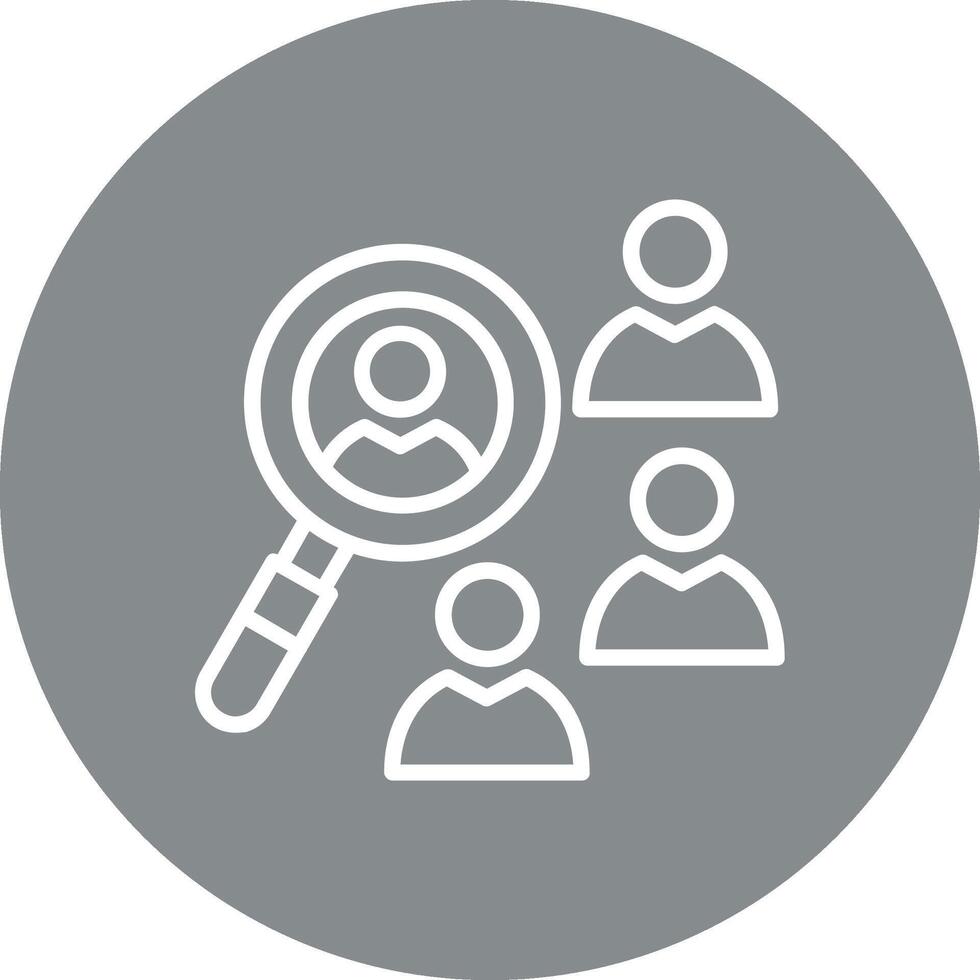 Candidate Selection High Contrast Style Badge vector