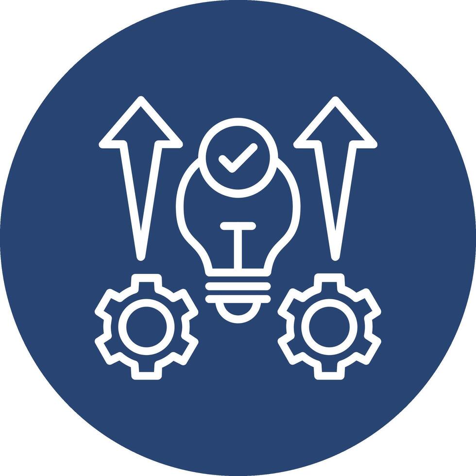 Knowledge Development Crisp Line Outline Artwork vector