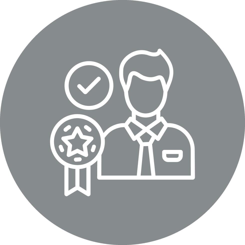 Best Employee Clean Sleek Digital Design vector