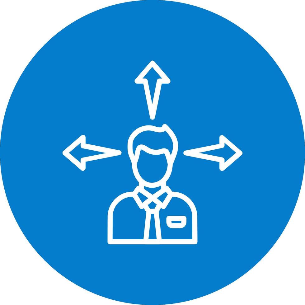 Decision Elegant Flat Illustration vector