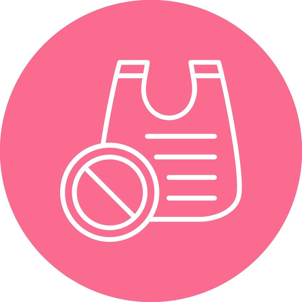 No Plastic Clean Sleek Digital Design vector