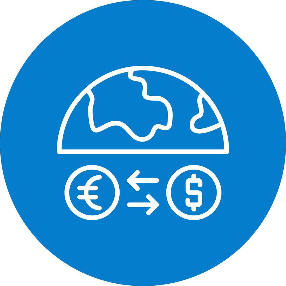 Exchange Rate Outlined Graphic Frame Object vector