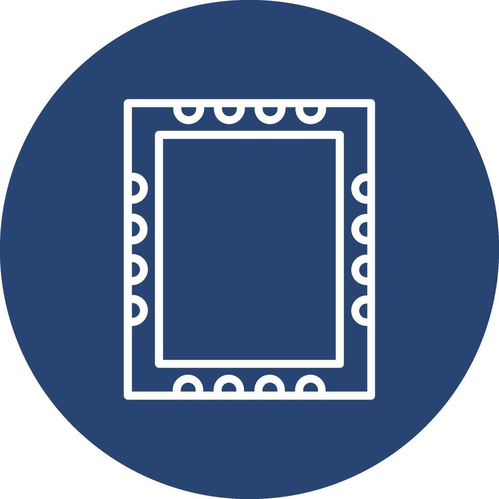 Frame Bold Line Outline Badge vector