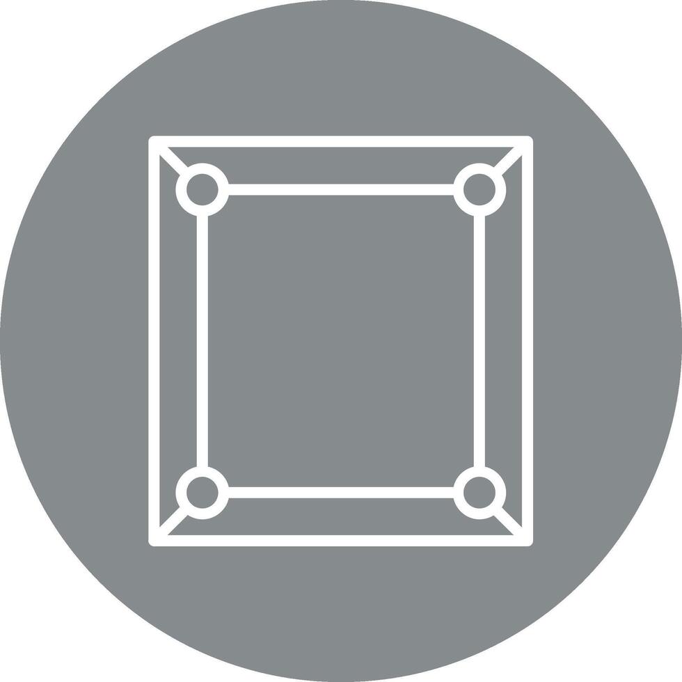 Frame Geometric Mobile App Mark vector