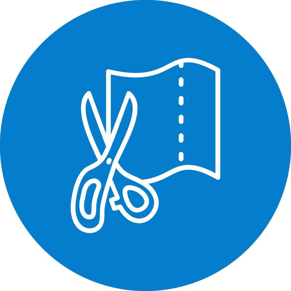 Cutting Smooth Modern UI Symbol vector