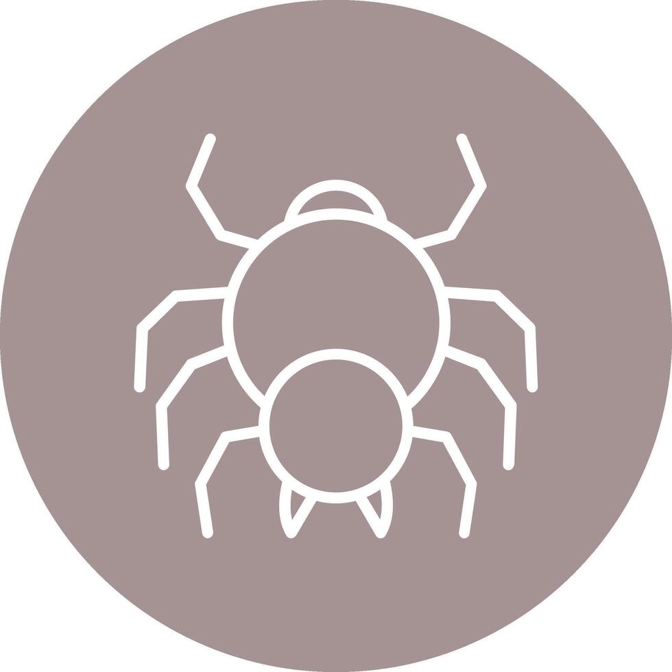 Spider Pastel Toned Sketch Mark vector