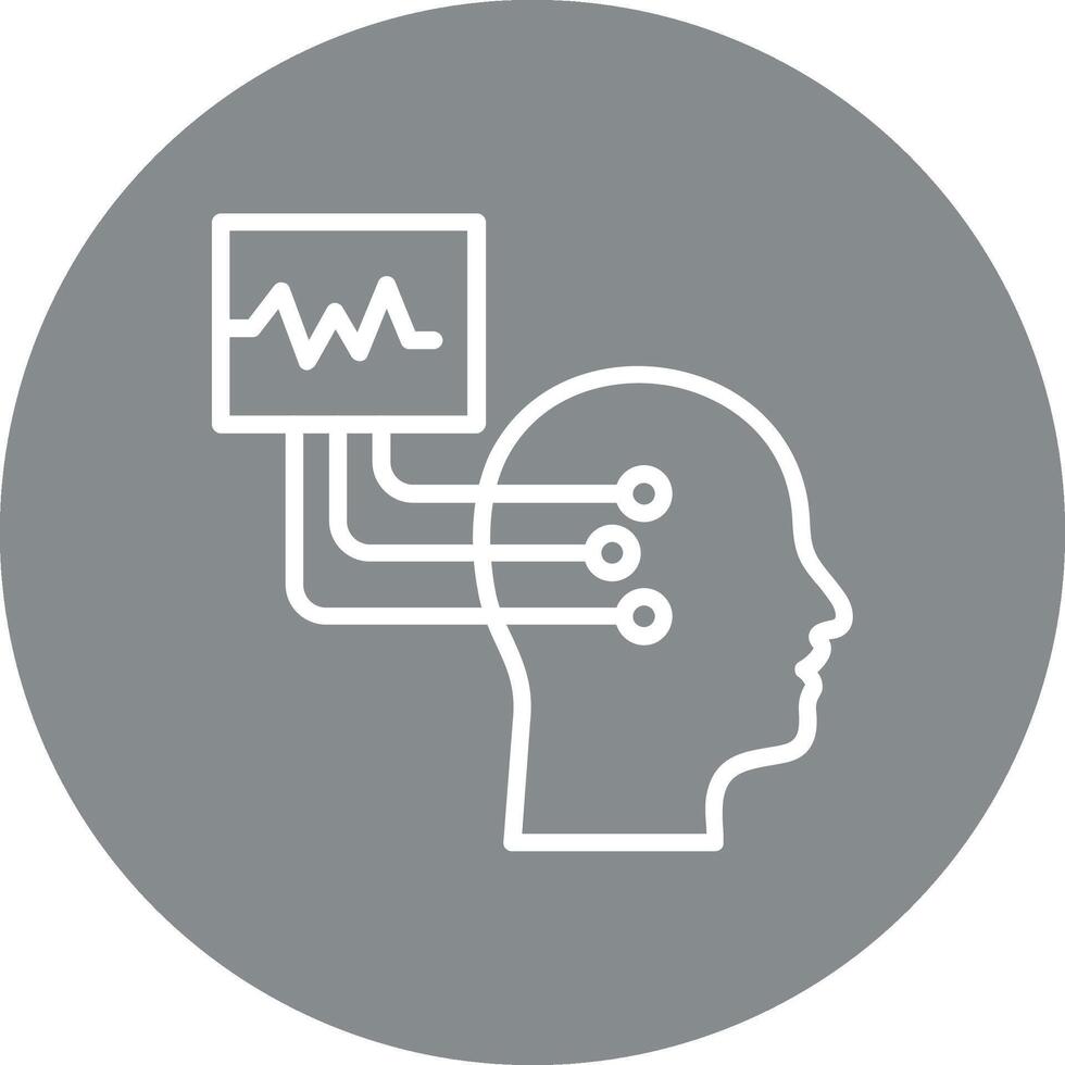 Eeg Based UI Badge vector