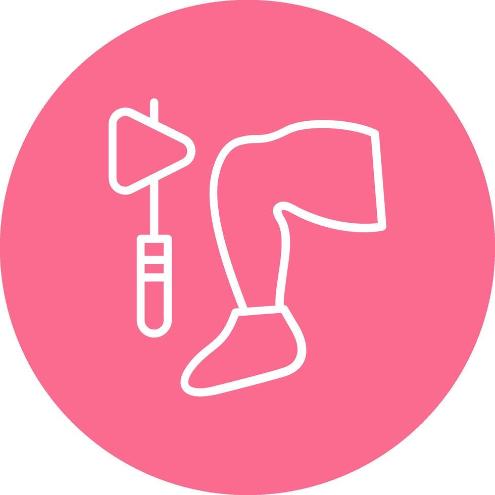 Knee Sharp Edged UI Visual vector