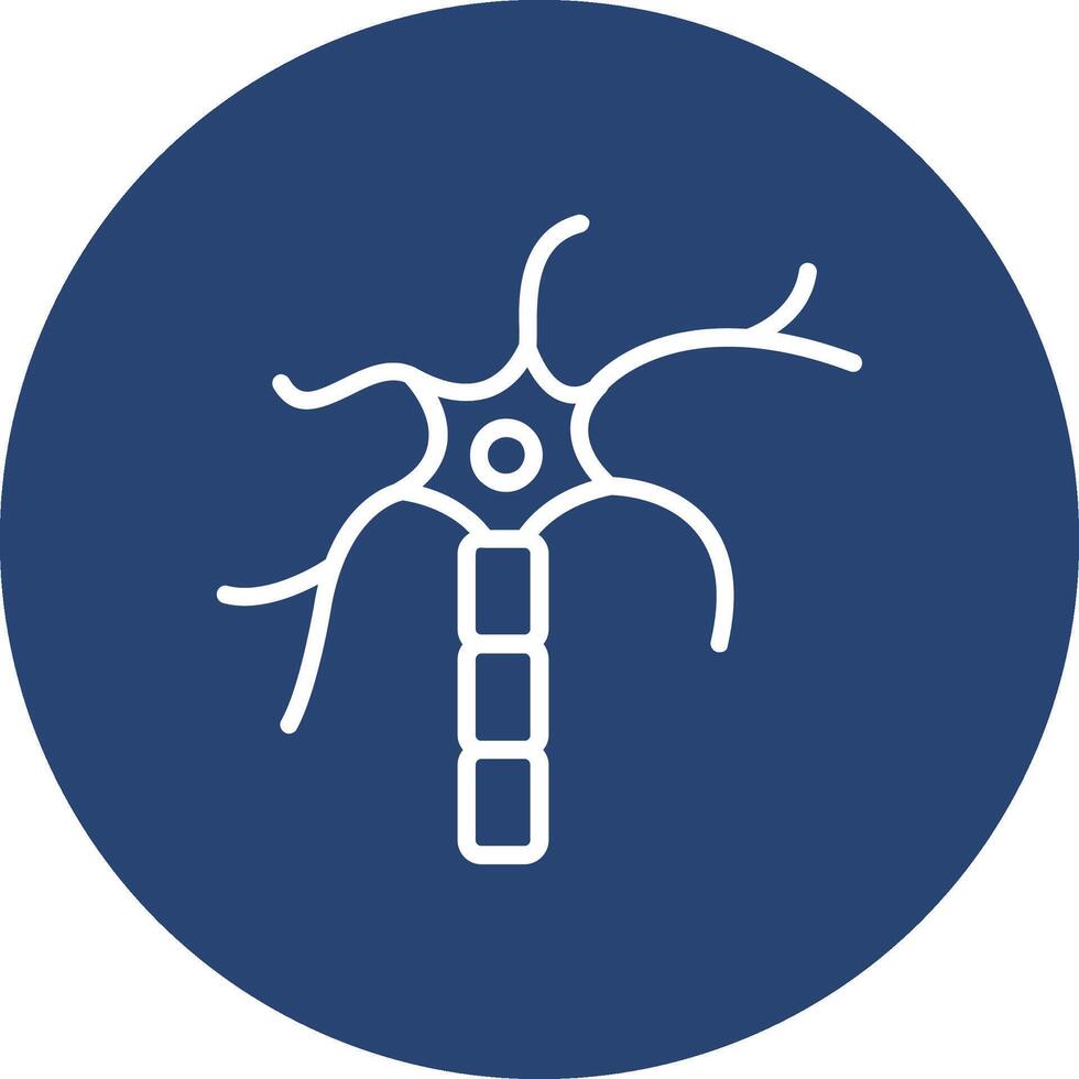 Nerve Cell Modern Digital Tech Element vector