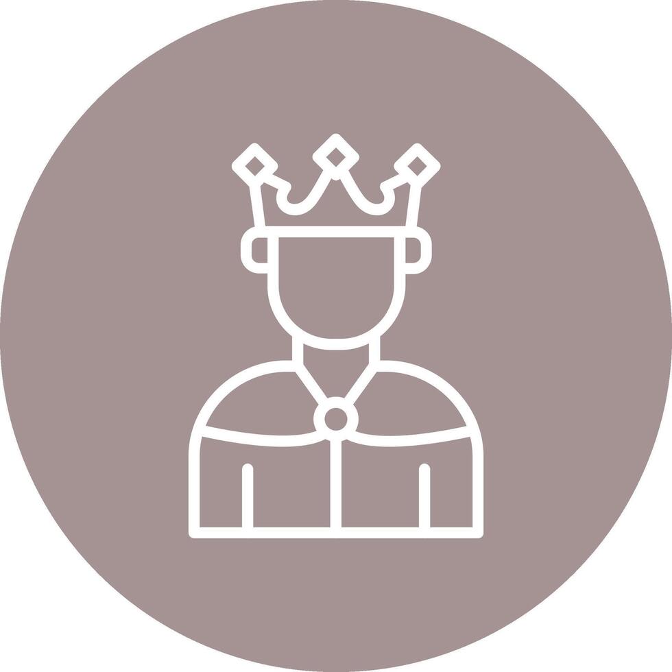 King Minimal Clean Graphic Visual vector