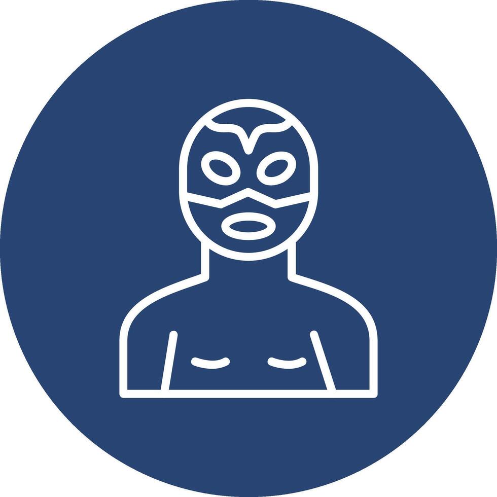 Wrestler Modern Graphic Shape Design vector