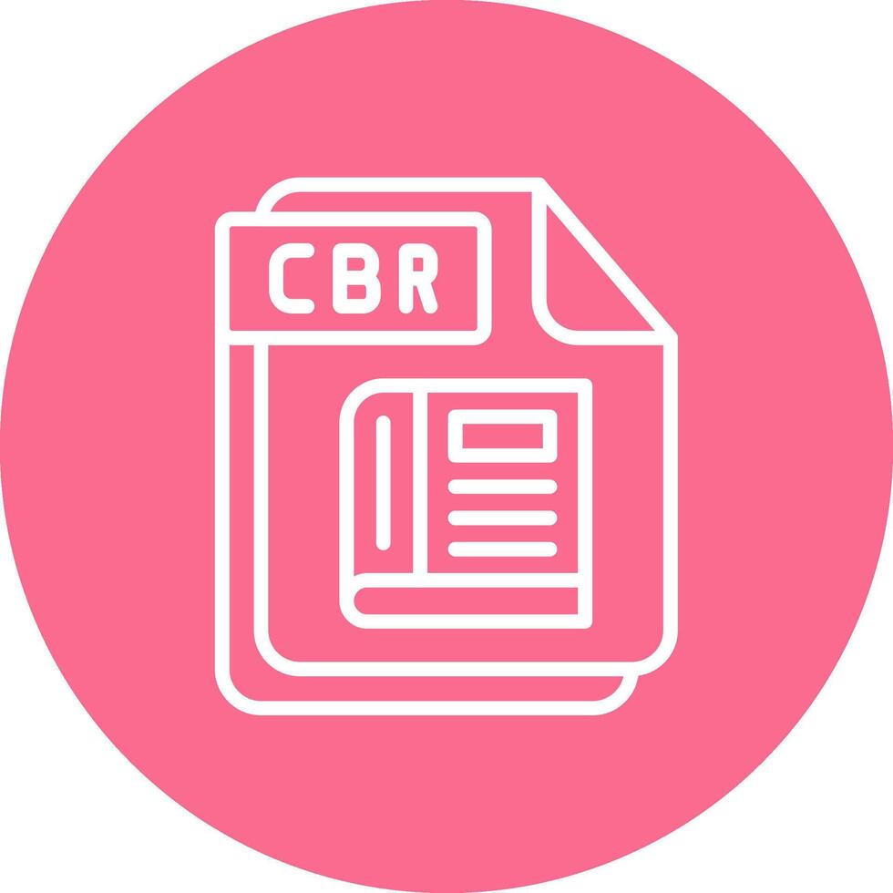 CBR Clean Minimal UI Concept vector