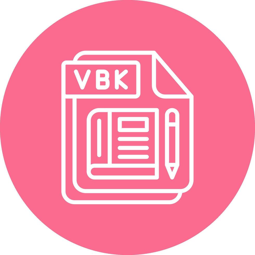 VBK Creative Graphic Grid Symbol vector