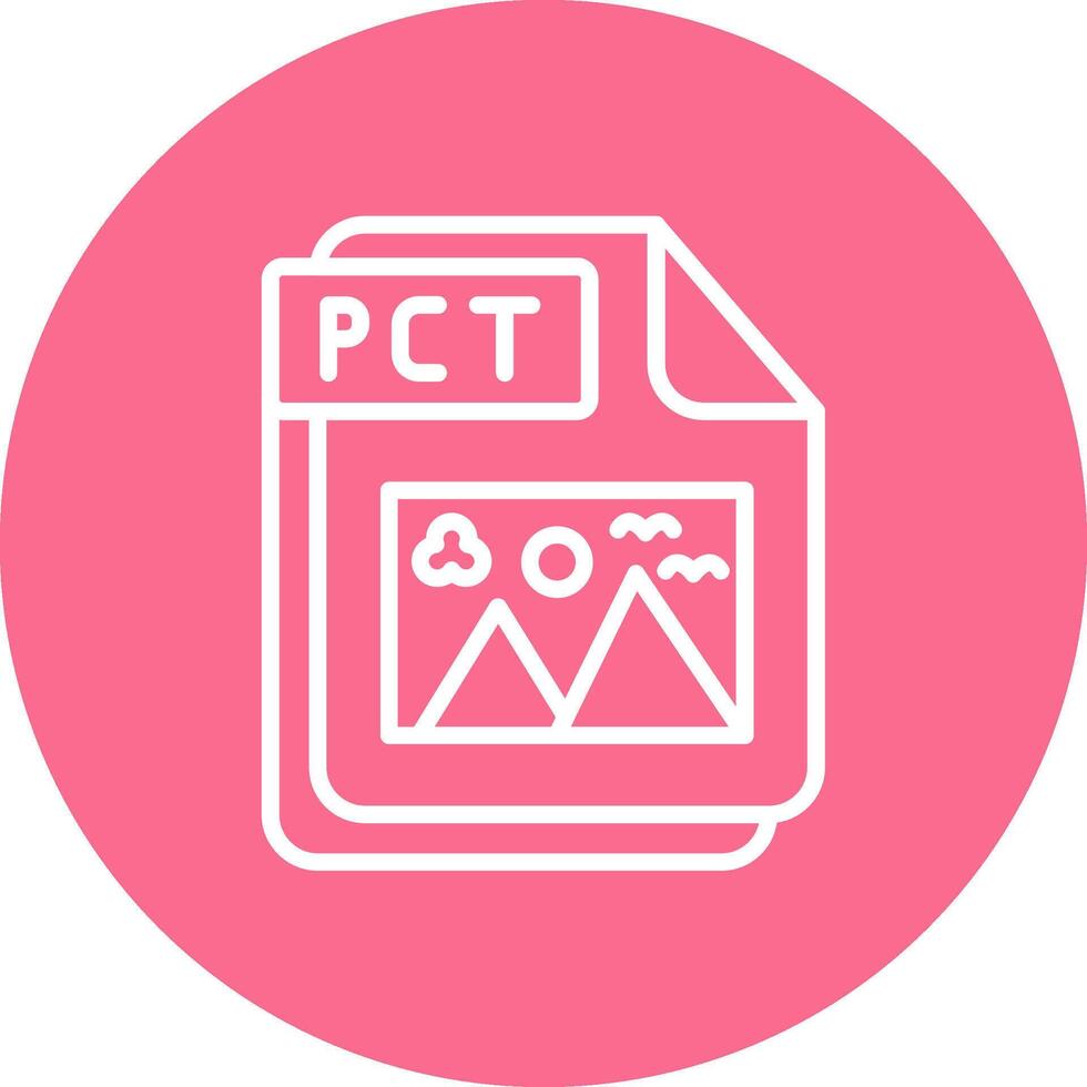 PCT Geometric Mobile App Mark vector