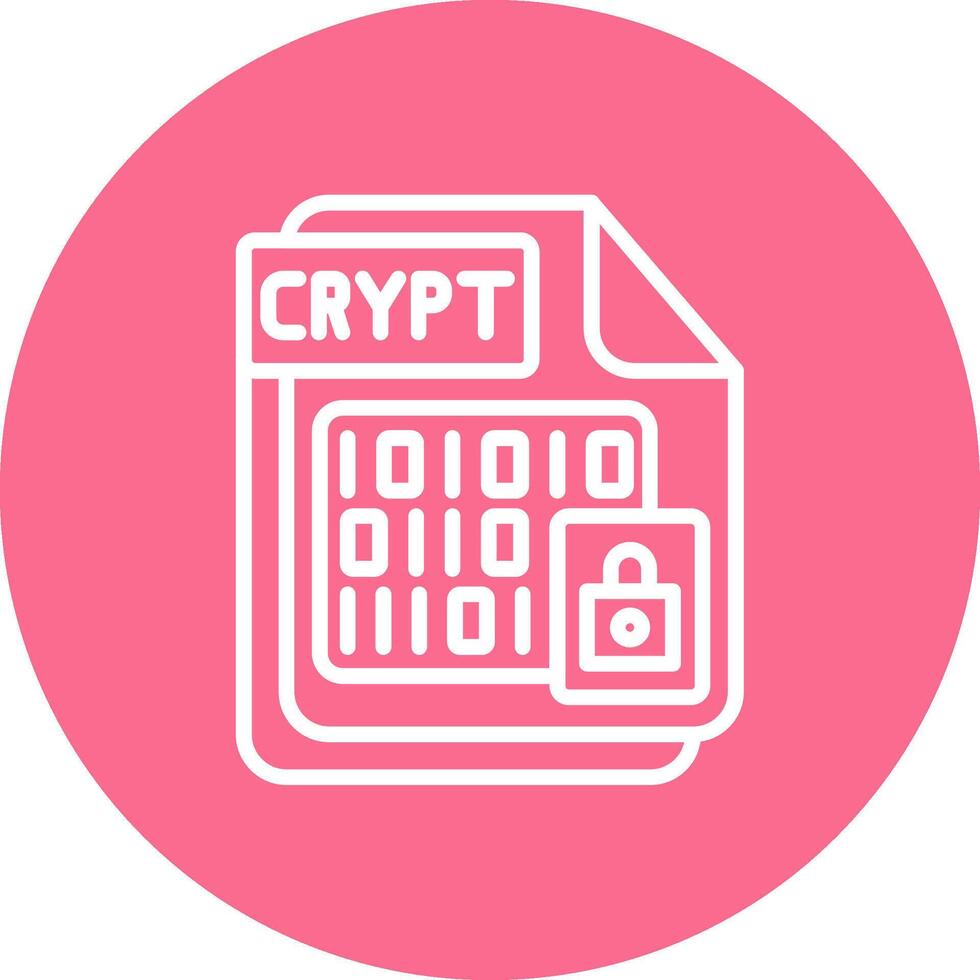 CRYPT Abstract User Interface Visual vector