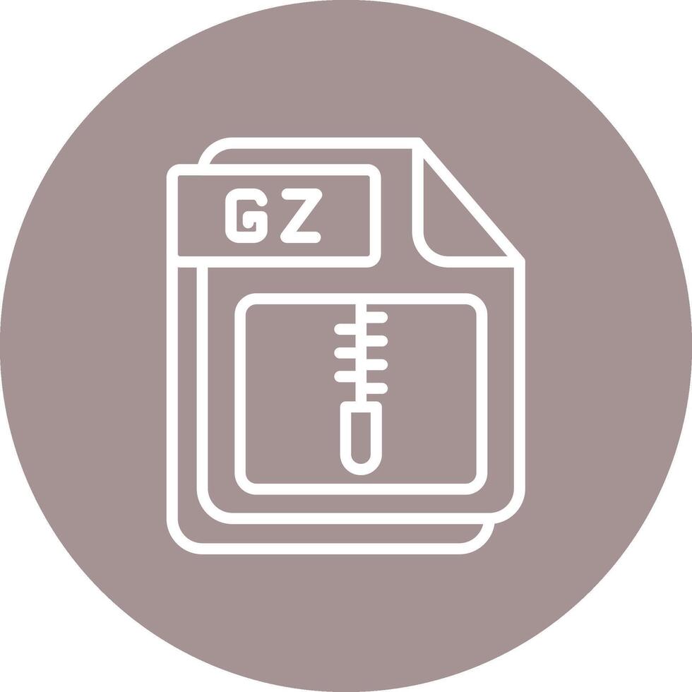GZ Modern App Interface Badge vector
