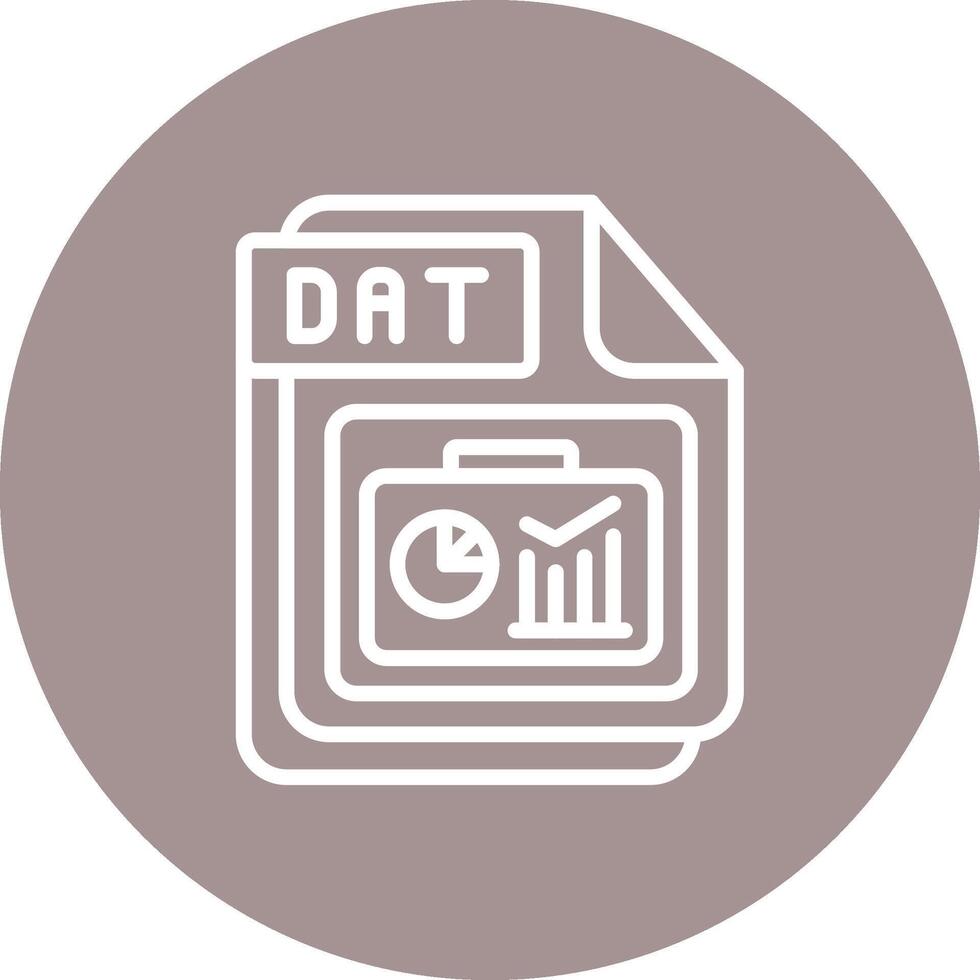 DAT Technology Styled Design Form vector