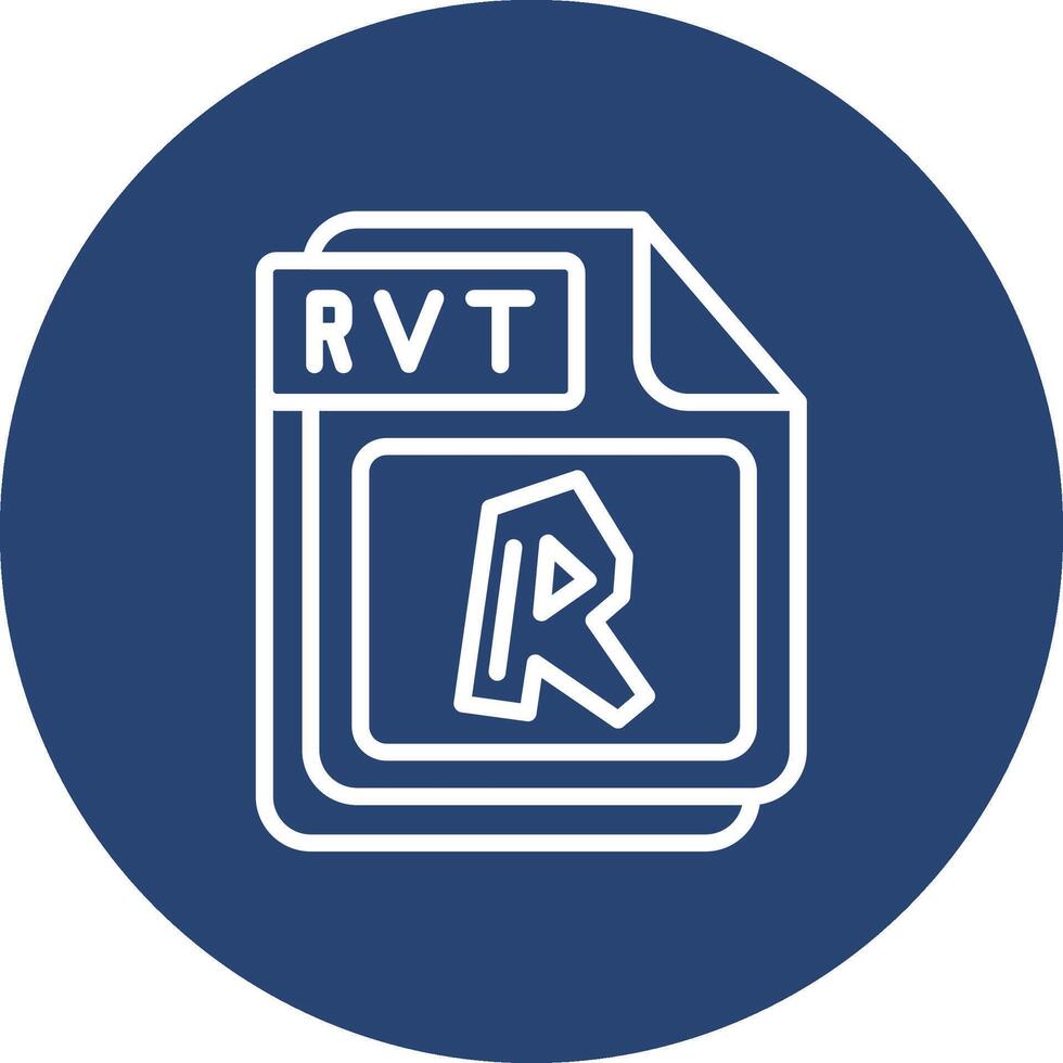 RVT Solid Color Fill Symbol vector