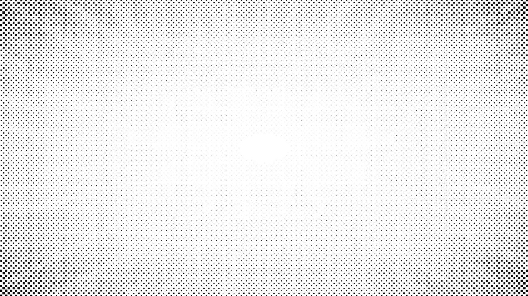 Halftone radial texture. Light comic style grain background. Pop art faded textured frame. Grunge speckle effect. Dotted particles print wallpaper. Pixelated gradient backdrop vector
