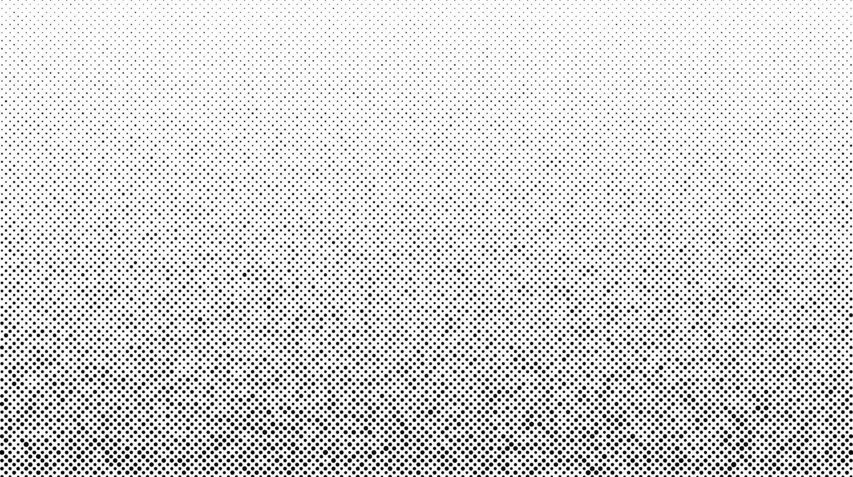 Halftone gradient. Faded dotwork texture. Random grunge noise background. Black dots, speckles or particles wallpaper. Halftone monochrome backdrop vector