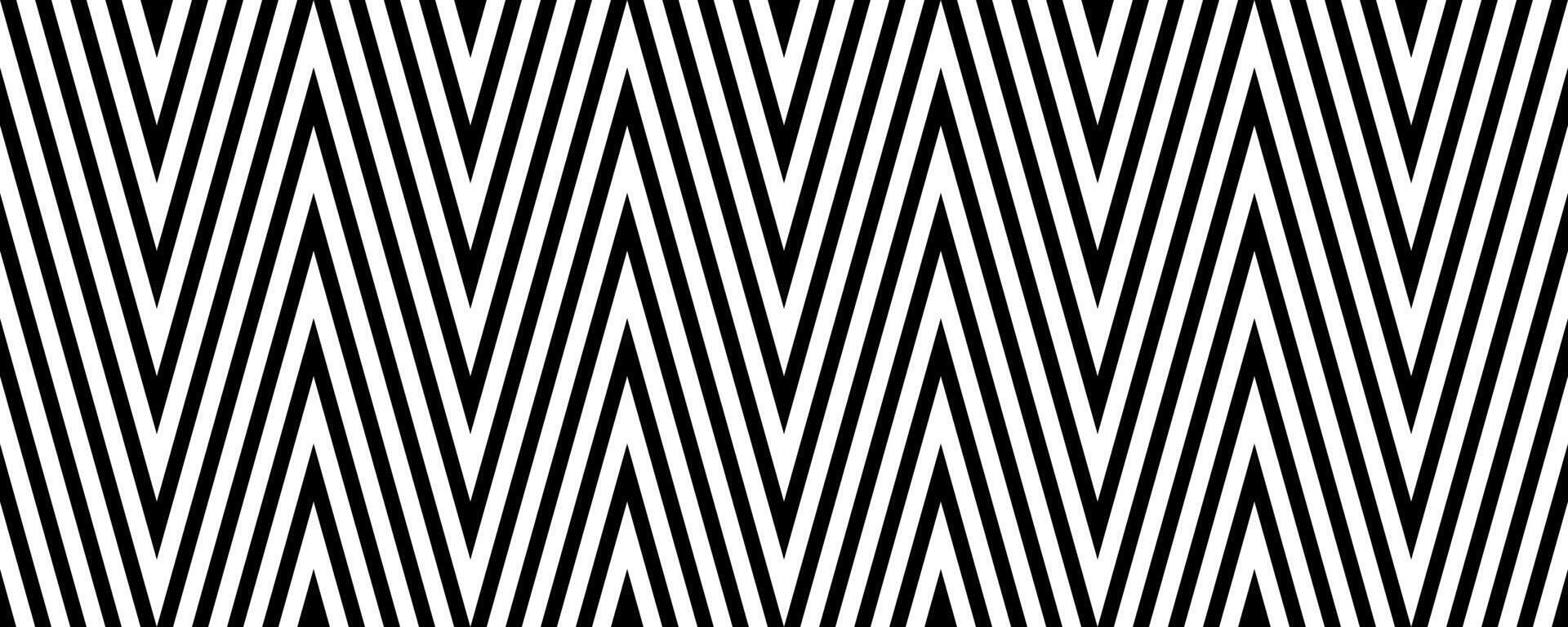 Chevron seamless pattern. Black and white herringbone background. Repeating zigzag texture with diagonal lines. vector
