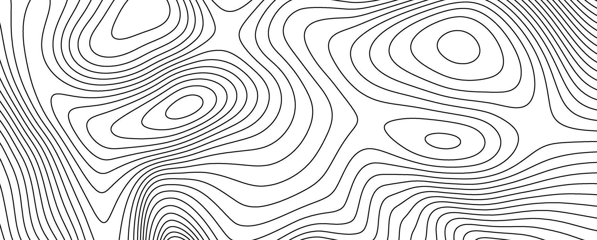 Terrain topographic map. Mountain and hill height contour lines background. Landscape geographic pattern. Territory texture concept. vector