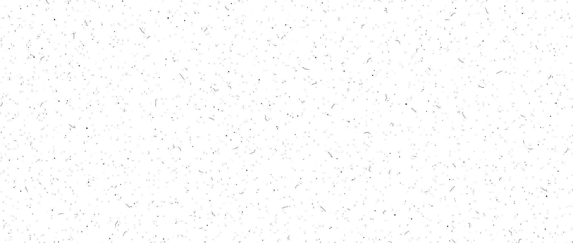 Black speckles seamless background. Dusty noise film texture. Old grunge particles, scratches, fibers, flecks repeating wallpaper. Vintage rough dirty overlay. Gritty sand distress effect vector